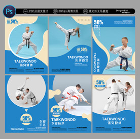 跆拳道海报