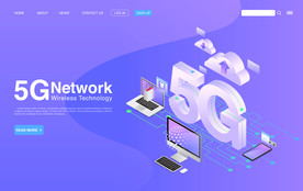 5G立体背景