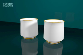 3D 主人杯 茶杯 陶瓷