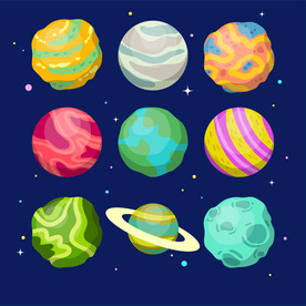 星空星球宇宙海报