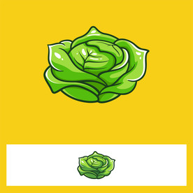 花菜蔬菜包菜手绘素材