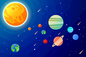 星空星球宇宙海报