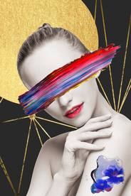 时尚美女人物装饰画