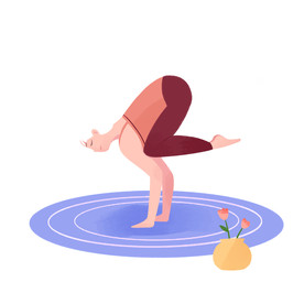 女子呼啦圈动作设计图