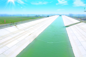 水渠南水北调背景图