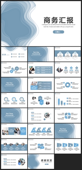 商务会议汇报项目介绍PPT
