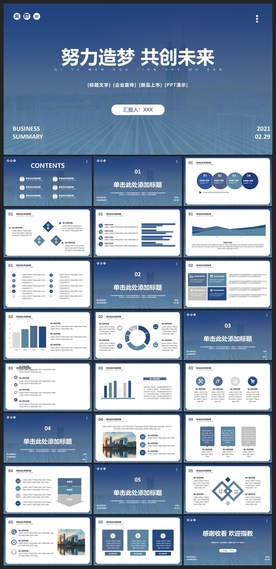 商务会议汇报项目介绍PPT