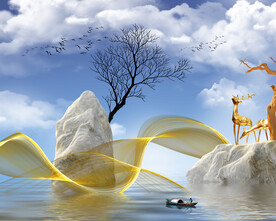 石来运转晶瓷画