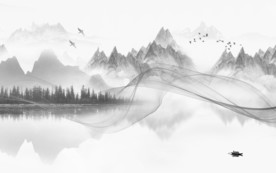 新品新山水高档画 TIF分层