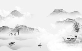 高清 新山水高档画 TIF分层