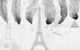 欧式灰色装饰画 TIF分层