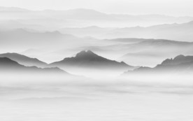 大气山水电视背景 文件分层画