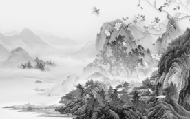 新款新山水高端画 文件分层画