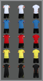 羽毛球套装样机图片