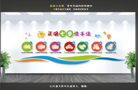 正确七步洗手法