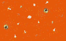 卡通 星空 星球