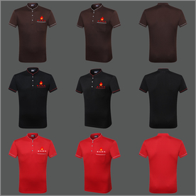 餐饮t恤样机图片