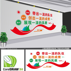 企业标语文化墙