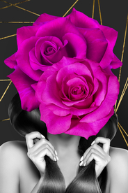 高端会所美女装饰画