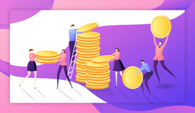 团队协作商业扁平插画系列