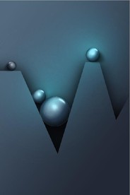 晶瓷现代抽象立体几何玄关装饰画