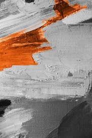 现代抽象彩色水墨油画玄关装饰画