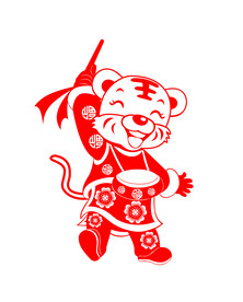 虎年剪纸
