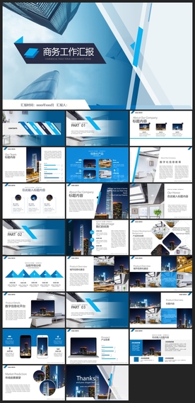 商务会议汇报项目介绍PPT