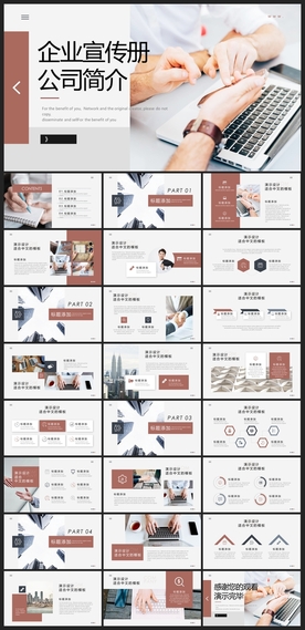 商务会议汇报项目介绍PPT