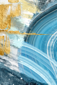 抽象色块纹理玄关