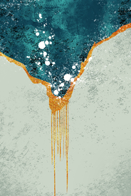 抽象色块装饰画