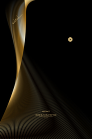 线条金色装饰画