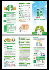结核病防治三折页