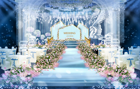蓝色梦幻婚礼
