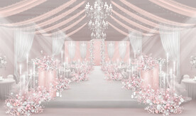 粉色婚礼