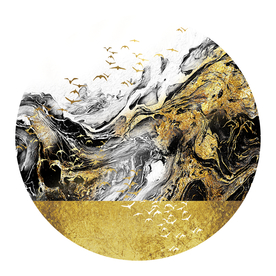 金色纹理装饰画