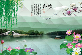 和顺江南山水画