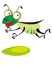 卡通蚂蚱 矢量蚂蚱