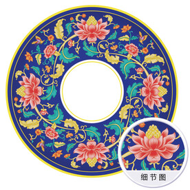 莲花中式传统花纹