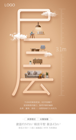 地产价值点海报