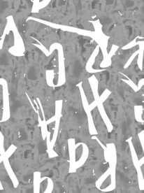 字母 抽象 扎染