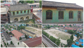 范亭中学崞阳校址航拍