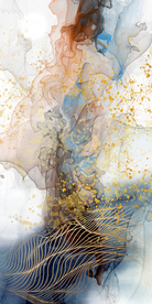 意境抽象水墨玄关