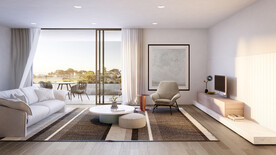 湖居居洋房客厅效果图