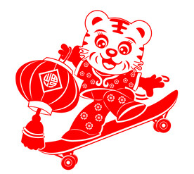 虎年剪纸