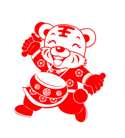 虎年剪纸