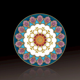 轻奢欧式复古花纹图案