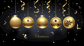 圣诞节元素插画设计