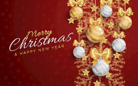 圣诞节元素插画设计