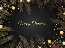 圣诞节元素插画设计